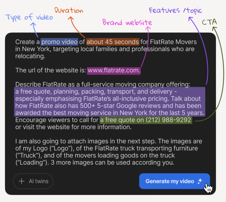 Marketing Videos in InVideo AI