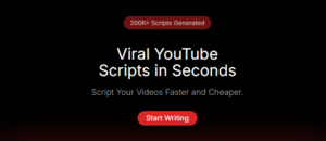 Generate world-class YouTube scripts that sound like they were written by someone you paid thousands for.